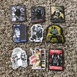 Star Wars sticker set of 9
